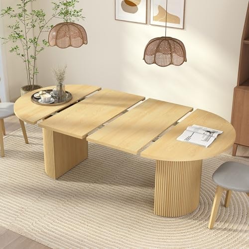 41 to 78-Inch Extendable Oval Dining Table: $263.49 41 to 78-Inch Extendable Oval Dining Table: $263.49