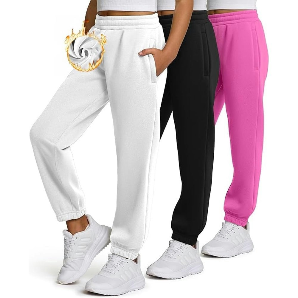 Pure Champ Girls' Fleece Sweatpants 3-Pack: $26.59 Pure Champ Girls' Fleece Sweatpants 3-Pack: $26.59