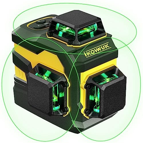 Ikovwuk 12-Line Green Laser Level with 5,200mAh Battery: $66.46 Ikovwuk 12-Line Green Laser Level with 5,200mAh Battery: $66.46