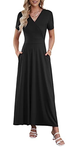 Auselily Women's Floral Maxi Dress: $19.98 Auselily Women's Floral Maxi Dress: $19.98