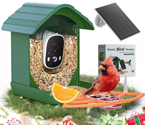 Smart 2K AI Solar-Powered Bird Feeder Camera: $25.49 Smart 2K AI Solar-Powered Bird Feeder Camera: $25.49