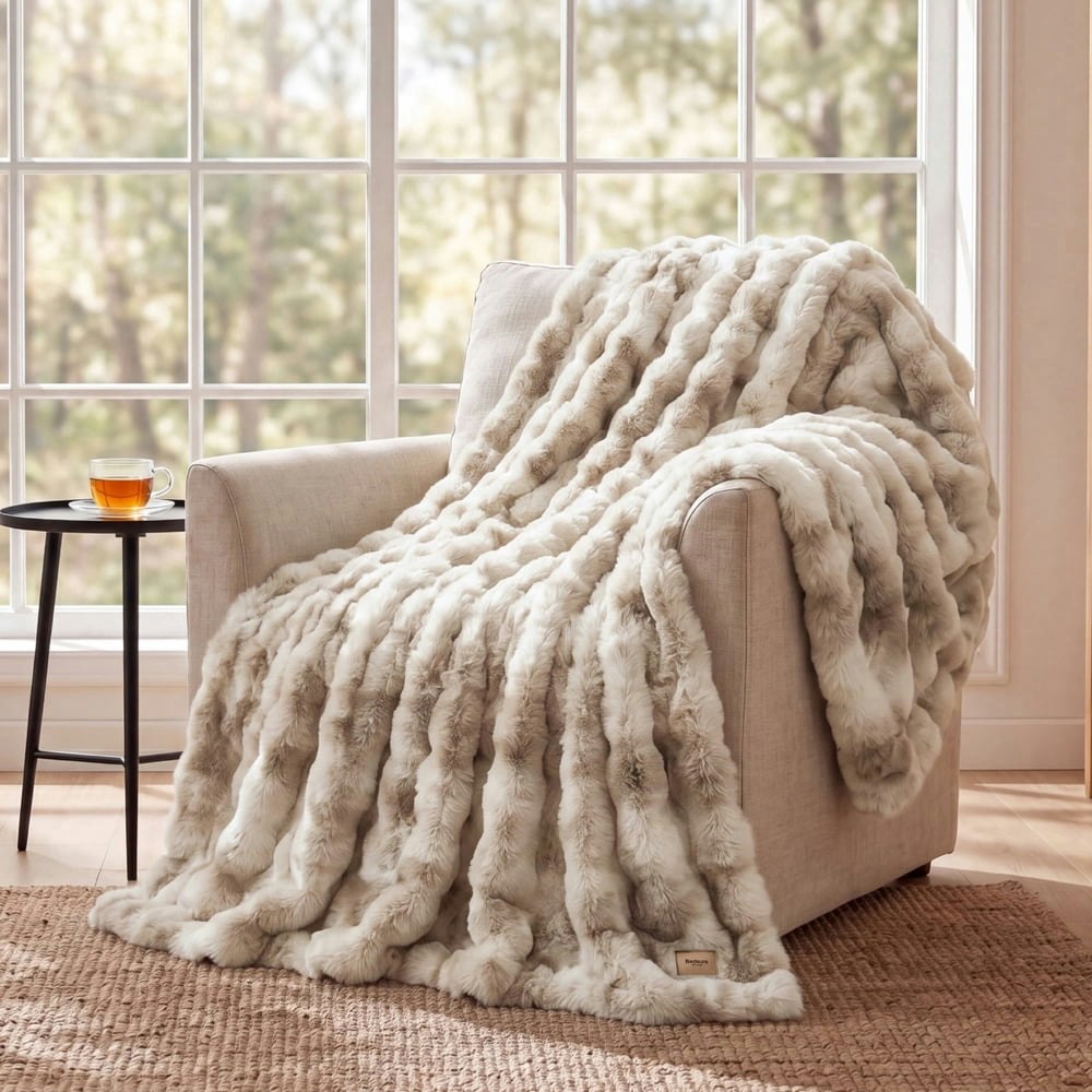 U by Bedsure 50x60-Inch Faux Fur Throw Blanket: $25.99 U by Bedsure 50x60-Inch Faux Fur Throw Blanket: $25.99