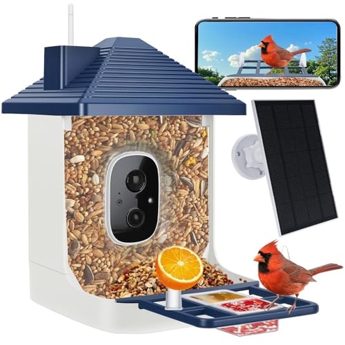 Smart Bird Feeder with 2K Camera and Solar Panel: $39.99 Smart Bird Feeder with 2K Camera and Solar Panel: $39.99