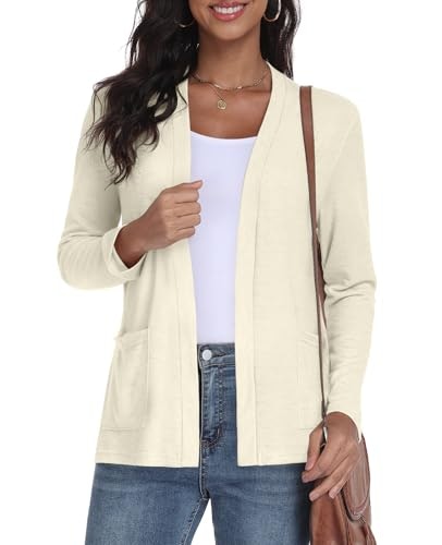 DB Moon Women's Long Sleeve Open Front Cardigan: $14.44