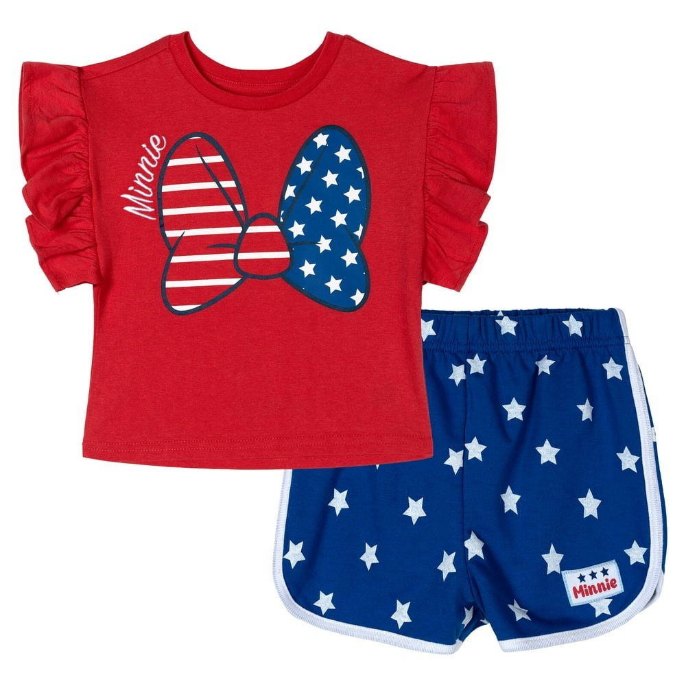 Disney Minnie Mouse Toddler Girls' 2-Piece T-Shirt and Shorts Set: $16.99