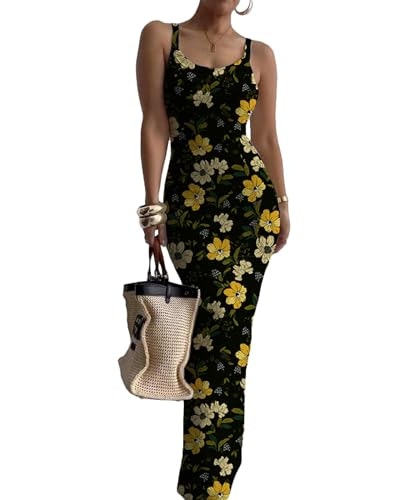 Nimsruc Women's Sleeveless Strap Bodycon Maxi Dress: $12.74 Nimsruc Women's Sleeveless Strap Bodycon Maxi Dress: $12.74