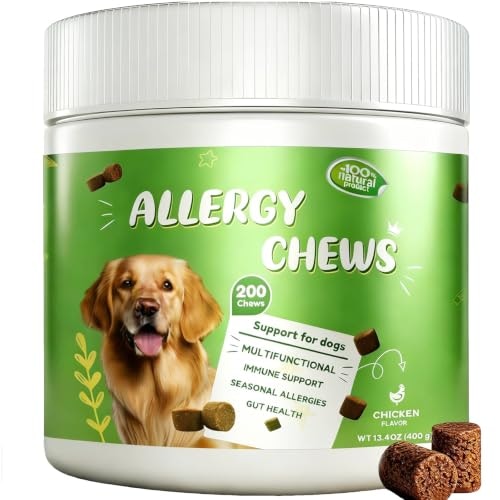 Dog Allergy Relief Immune Support Chews 200-Count: $11.89 Dog Allergy Relief Immune Support Chews 200-Count: $11.89