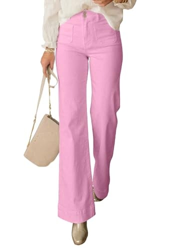 Prettygarden Women's High Waisted Wide Leg Stretchy Jeans: $31.98 Prettygarden Women's High Waisted Wide Leg Stretchy Jeans: $31.98