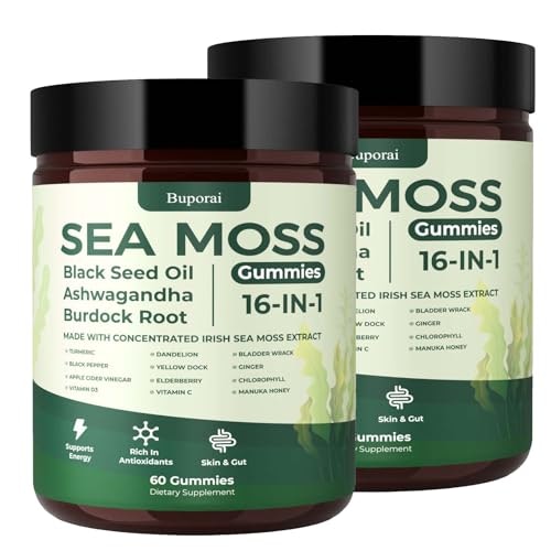 Buporai 16-in-1 Sea Moss Gummies: $33.97 Buporai 16-in-1 Sea Moss Gummies: $33.97