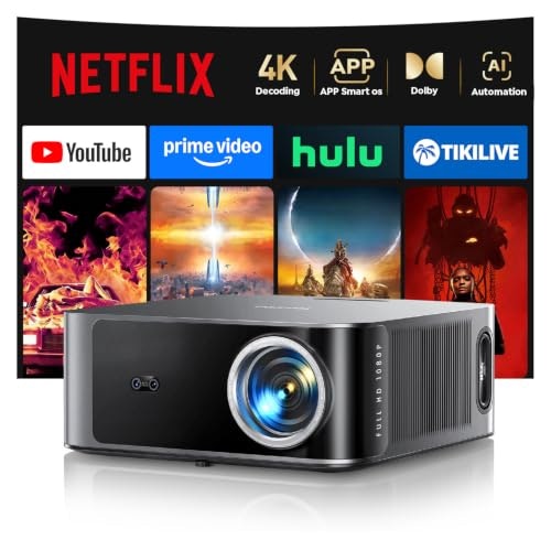 4K Smart Projector with WiFi 6 and Bluetooth: $239.98 4K Smart Projector with WiFi 6 and Bluetooth: $239.98