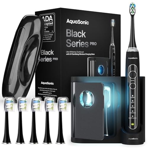 Aquasonic Black Series Pro Ultra-Whitening Electric Toothbrush 6-Pack: $67.95 Aquasonic Black Series Pro Ultra-Whitening Electric Toothbrush 6-Pack: $67.95