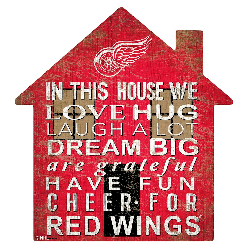 Detroit Red Wings 12-Inch Team House Sign: $34.99 Detroit Red Wings 12-Inch Team House Sign: $34.99