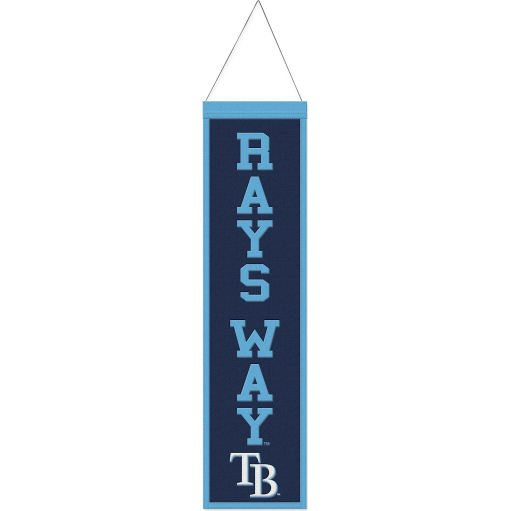 WinCraft Tampa Bay Rays 8" x 32" Wool Banner: $39.99