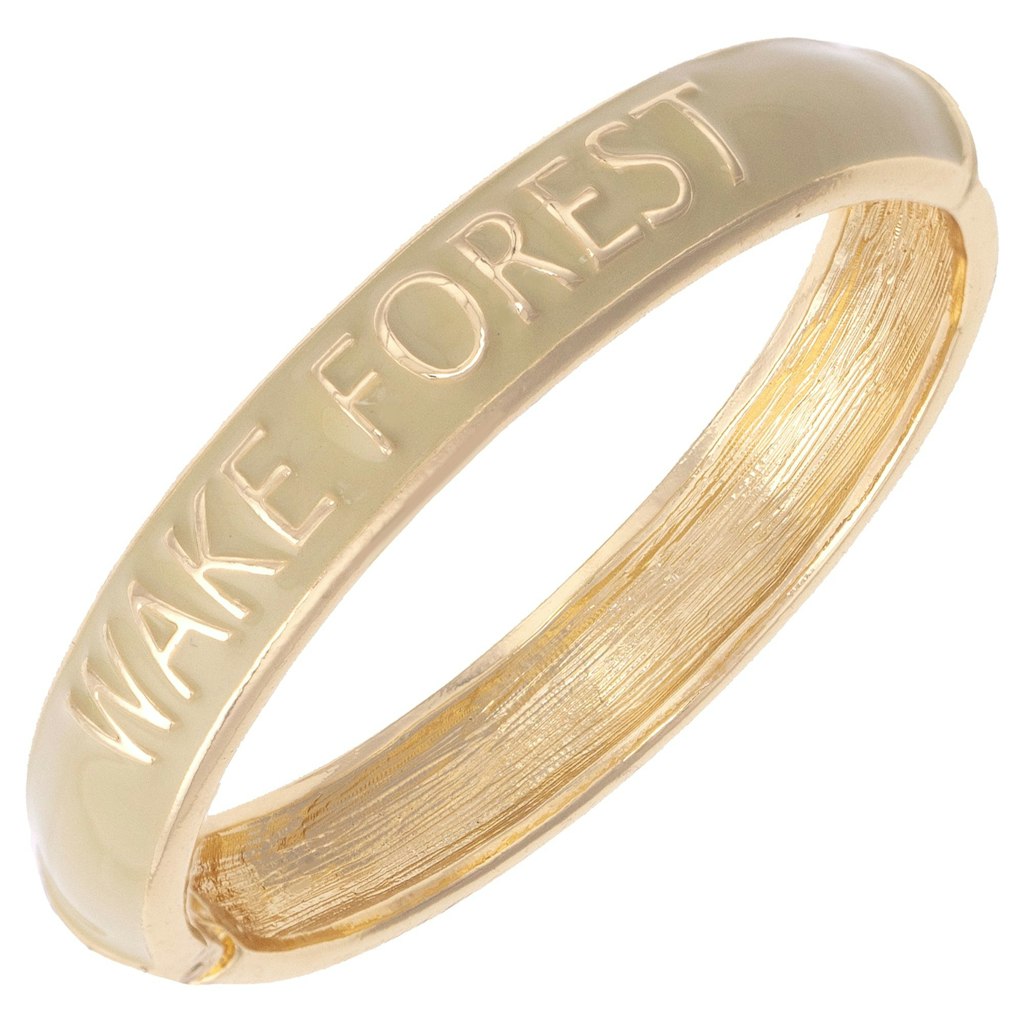 Wake Forest Demon Deacons Enamel Hinge Bangle: $48 Wake Forest Demon Deacons Enamel Hinge Bangle: $48
