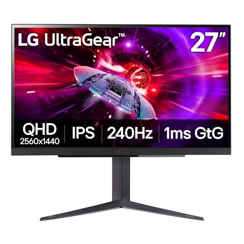 LG Ultragear 27" 1440p HDR IPS G-Sync Monitor: $265.27