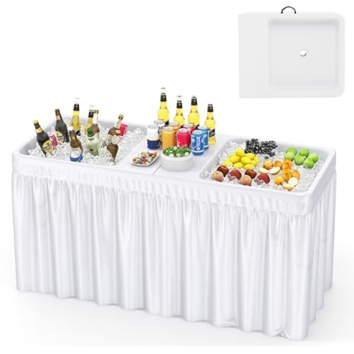 Giantex 5-Foot Folding Ice Table with Double Sinks: $149.99 Giantex 5-Foot Folding Ice Table with Double Sinks: $149.99