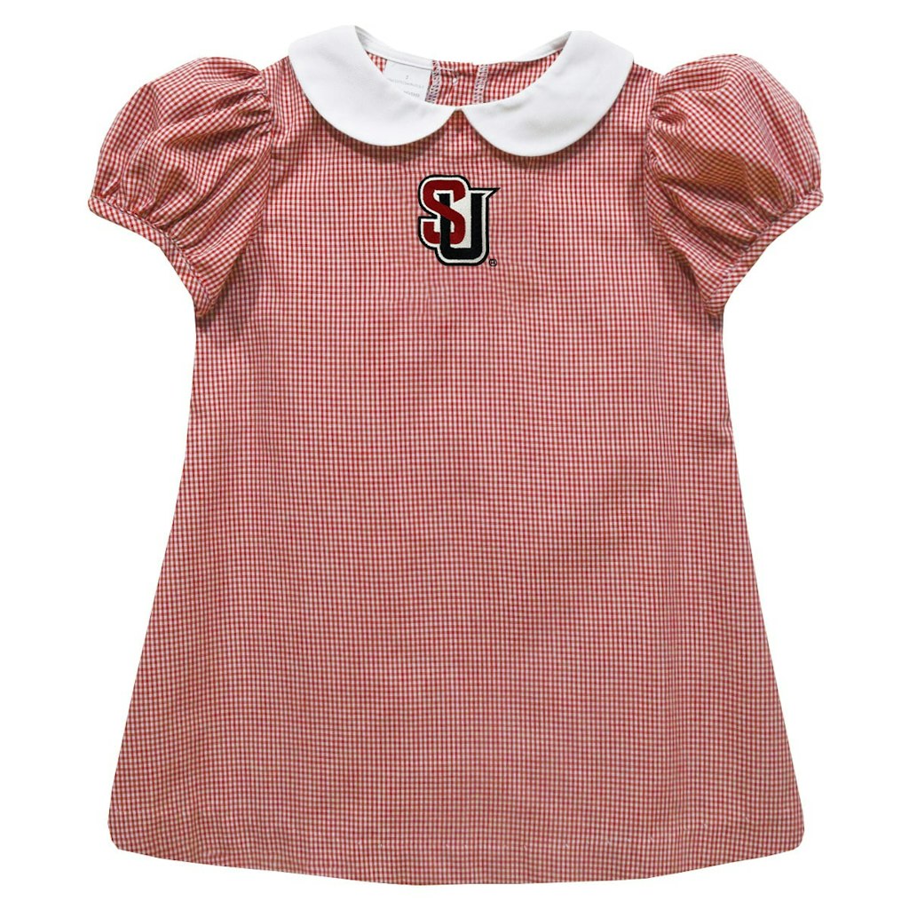 Vive La Fete Girls' Redhawks Gingham A-Line Dress: $48.99 Vive La Fete Girls' Redhawks Gingham A-Line Dress: $48.99