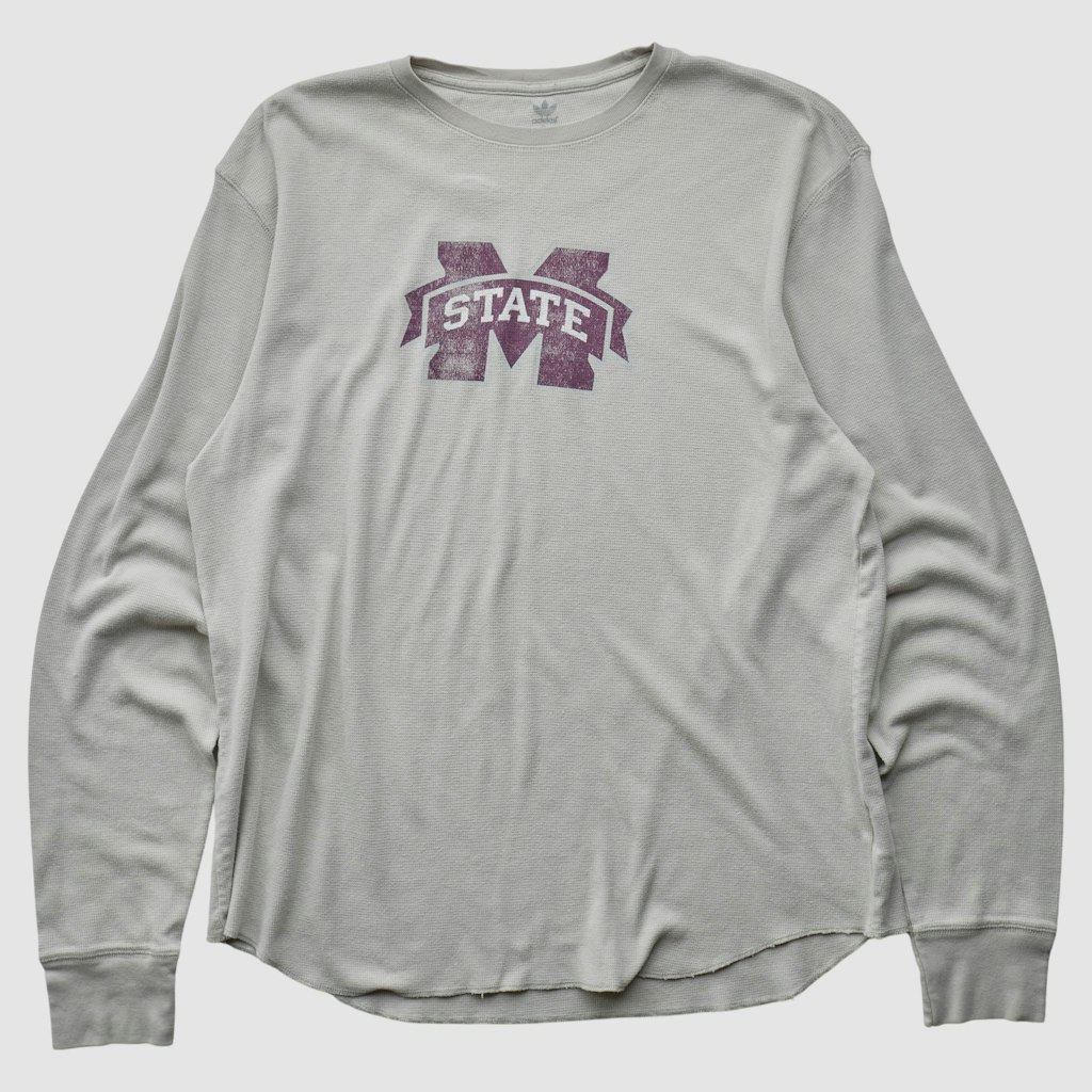 Fanatics Real Vintage Mississippi State Bulldogs Adidas Long Sleeve T-Shirt: $39.99