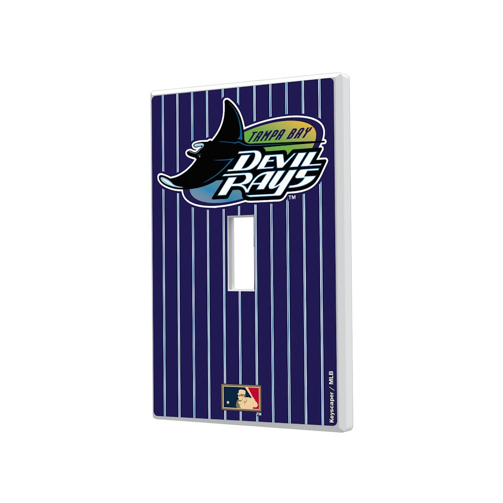 Tampa Bay Rays 1998-2000 Cooperstown Pinstripe Single Toggle Light Switch Plate: $29.99 Tampa Bay Rays 1998-2000 Cooperstown Pinstripe Single Toggle Light Switch Plate: $29.99
