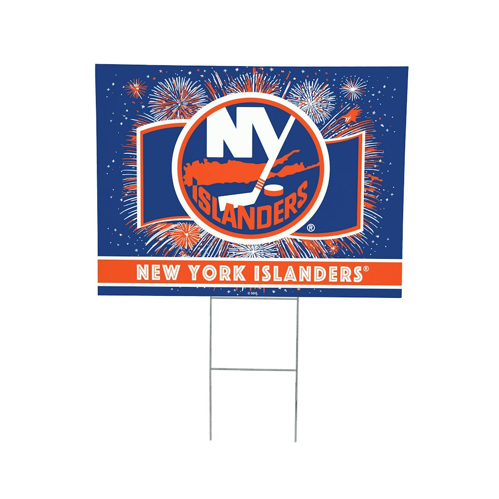 New York Islanders 24" x 18" Patriotic Fireworks Yard Sign: $39.99 New York Islanders 24" x 18" Patriotic Fireworks Yard Sign: $39.99