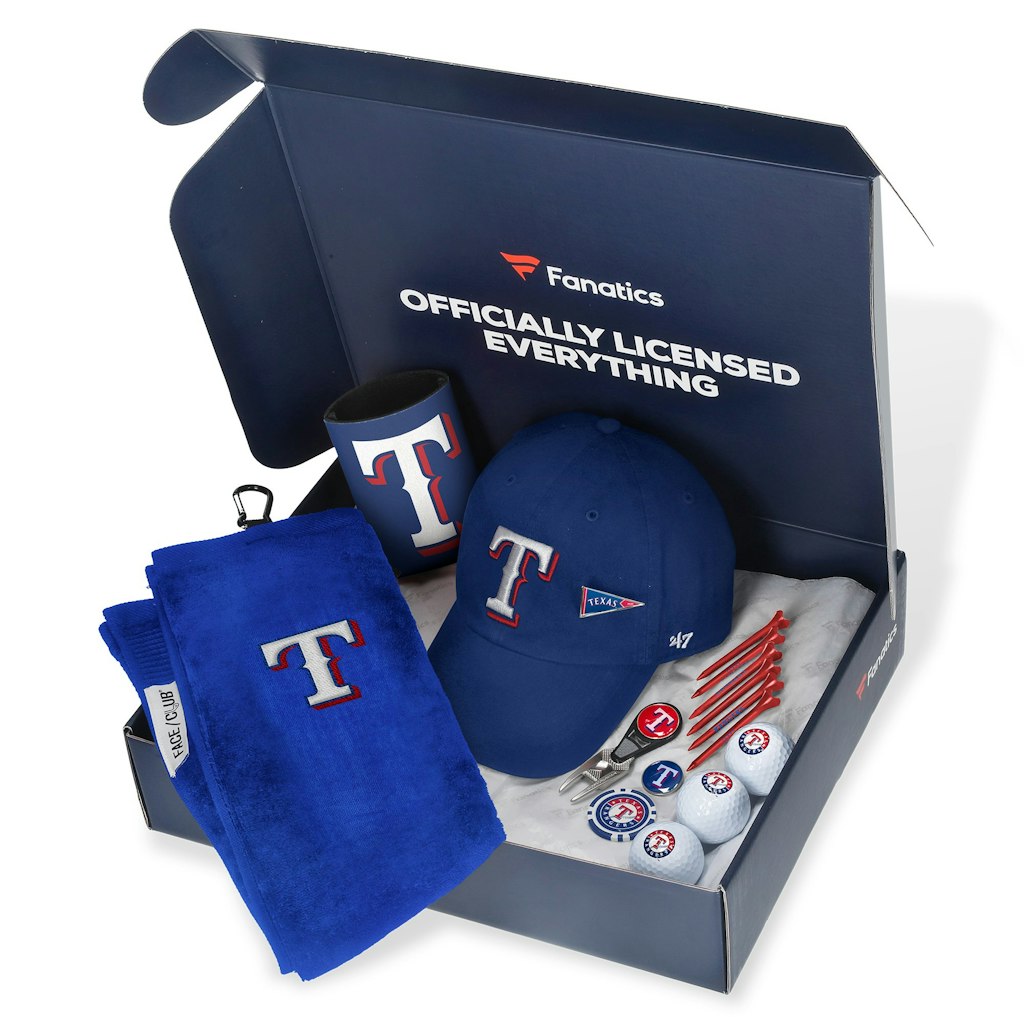 Texas Rangers Golf-Themed Gift Box: $79.99 Texas Rangers Golf-Themed Gift Box: $79.99