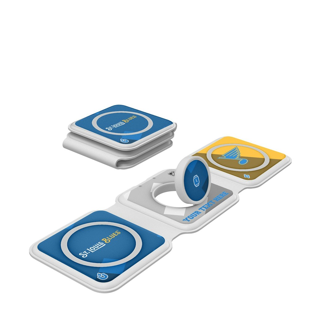 Keyscaper St. Louis Blues 3-in-1 Foldable Charger: $79.99 Keyscaper St. Louis Blues 3-in-1 Foldable Charger: $79.99
