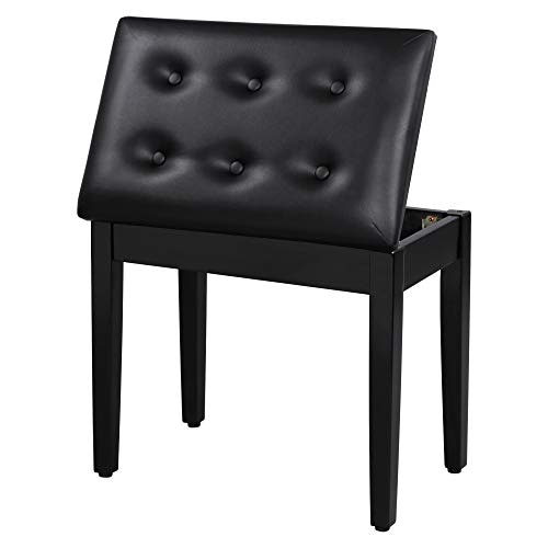Songmics ULPB55H Padded Piano Bench with Storage Compartment: $38.99 Songmics ULPB55H Padded Piano Bench with Storage Compartment: $38.99