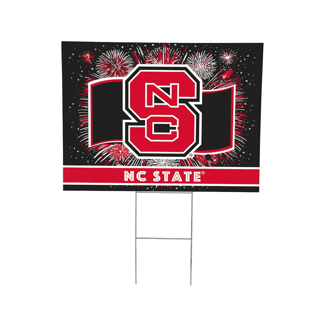 NC State Wolfpack 24" x 18" Patriotic Yard Sign: $39.99 NC State Wolfpack 24" x 18" Patriotic Yard Sign: $39.99