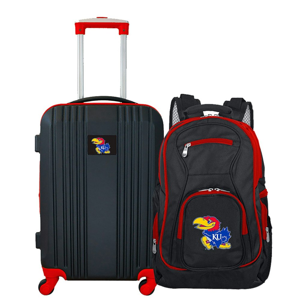 Mojo Kansas Jayhawks 2-Piece Luggage and Backpack Set: $249.99 Mojo Kansas Jayhawks 2-Piece Luggage and Backpack Set: $249.99