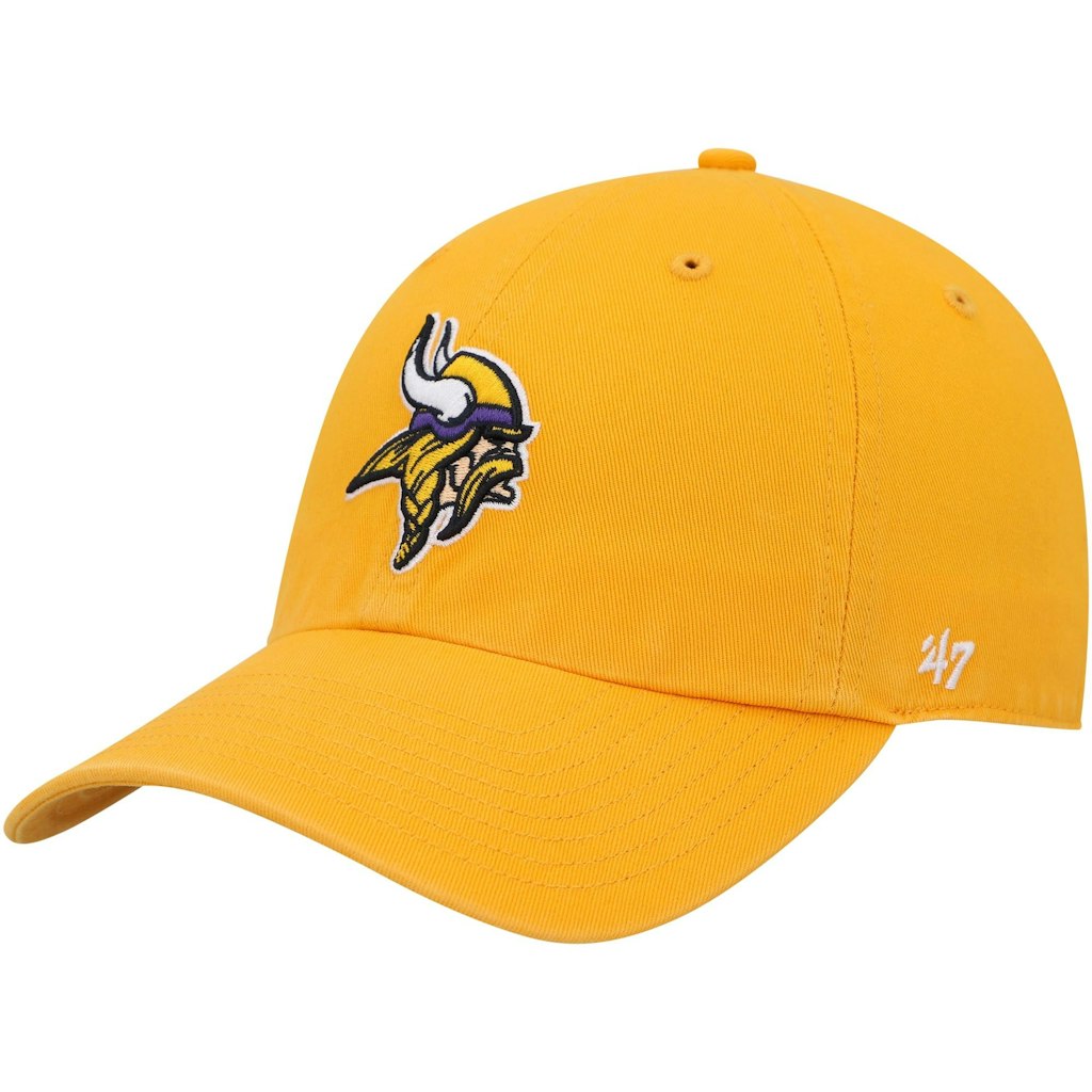 '47 Minnesota Vikings Gold Clean Up Adjustable Hat: $34.99 '47 Minnesota Vikings Gold Clean Up Adjustable Hat: $34.99