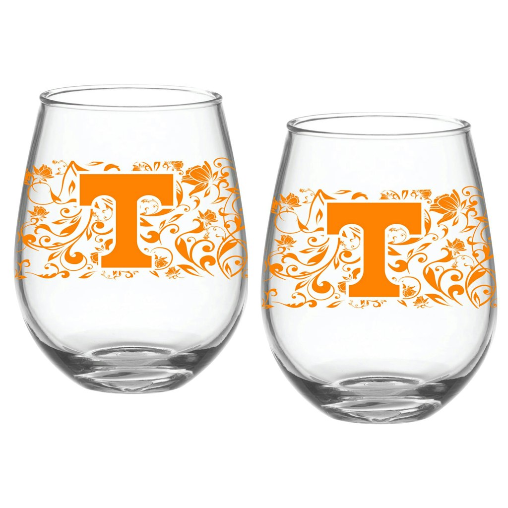 Tennessee Volunteers 15oz. Stemless Wine Glass 2-Pack: $39.99 Tennessee Volunteers 15oz. Stemless Wine Glass 2-Pack: $39.99