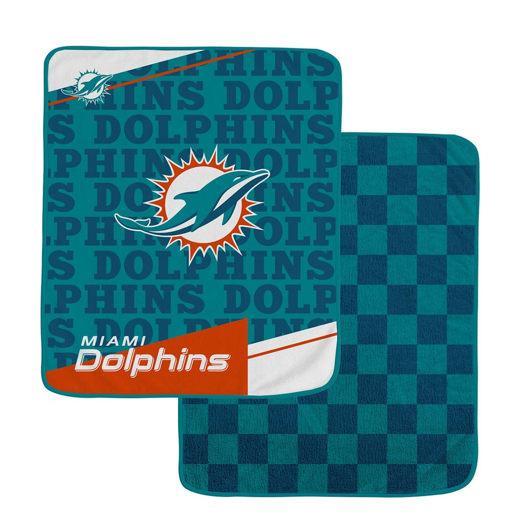 Pegasus 60" x 70" Miami Dolphins Checkered Blanket: $59.99 Pegasus 60" x 70" Miami Dolphins Checkered Blanket: $59.99