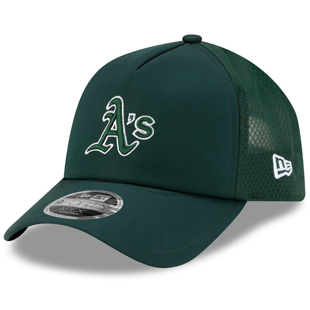 New Era Men's Athletics 2026 Batting Practice 9FORTY Adjustable Trucker Hat: $49.99