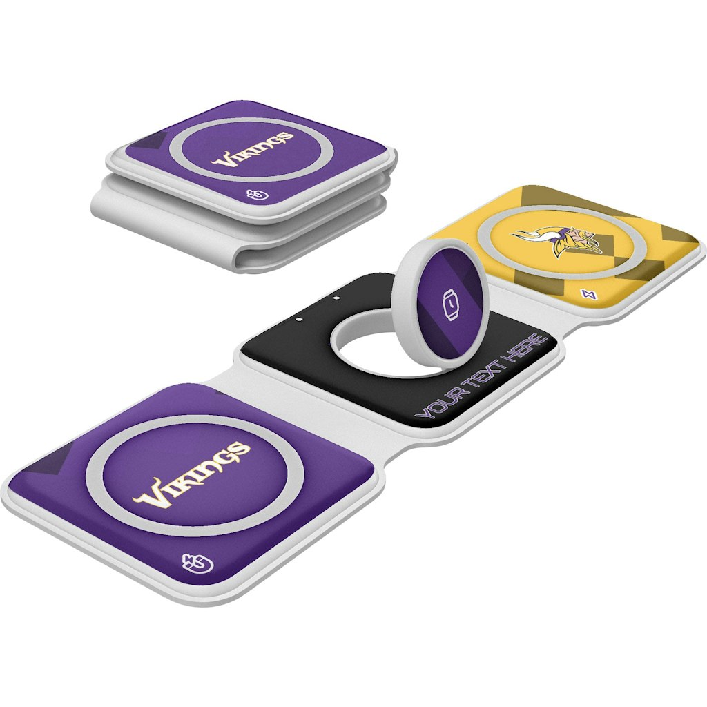 Keyscaper Minnesota Vikings 3-in-1 Foldable Charger: $79.99 Keyscaper Minnesota Vikings 3-in-1 Foldable Charger: $79.99