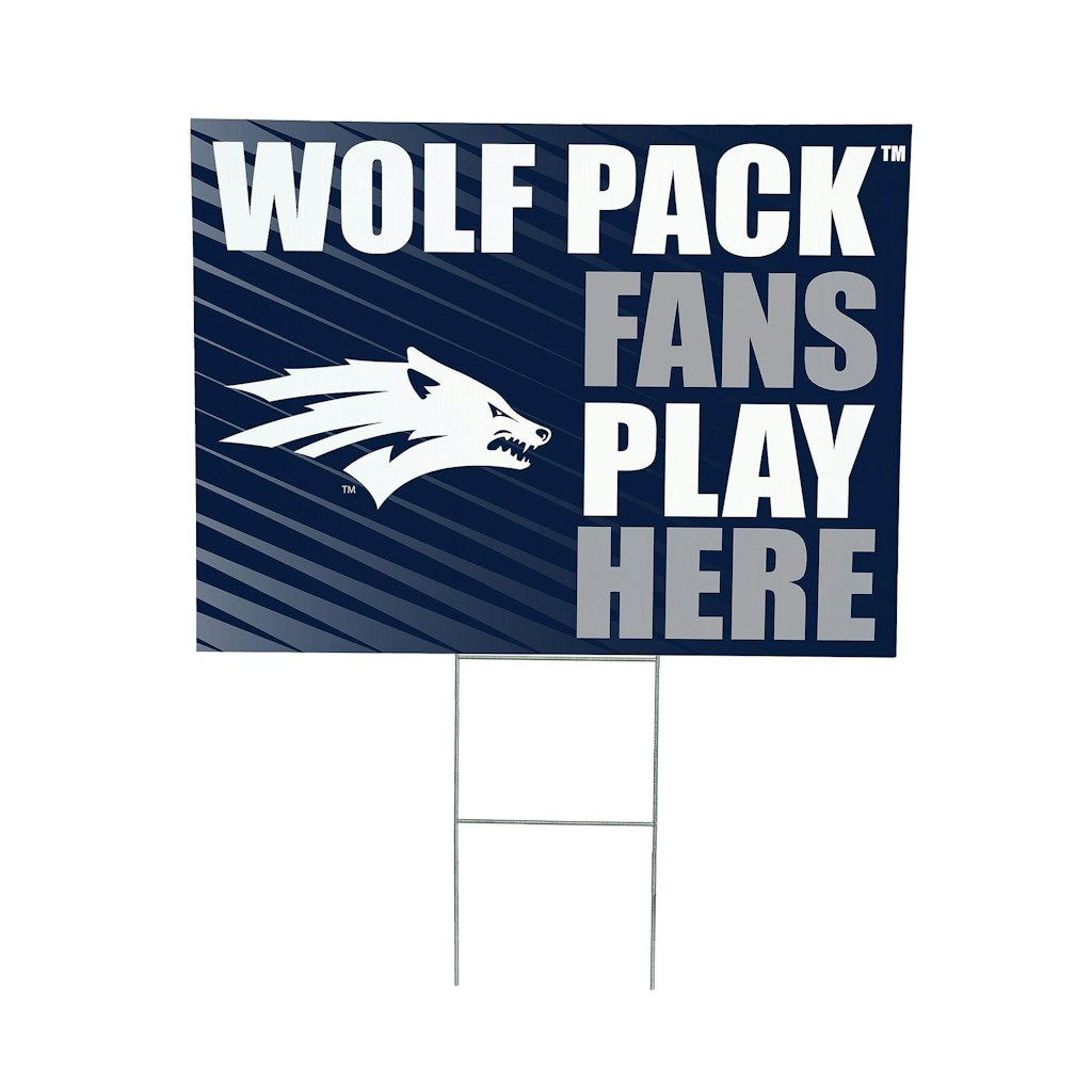 Nevada Wolf Pack 18" x 24" Outdoor Yard Sign: $31.99 Nevada Wolf Pack 18" x 24" Outdoor Yard Sign: $31.99