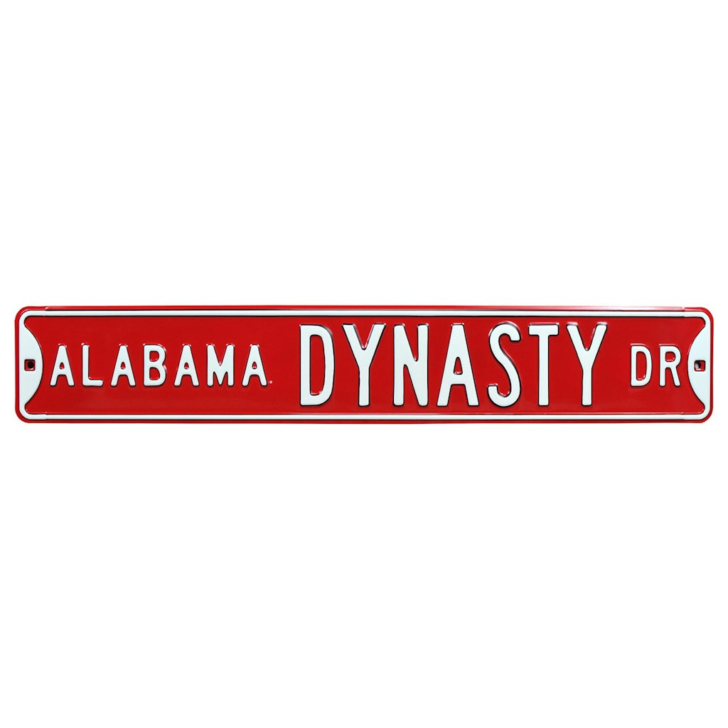 Alabama Crimson Tide 6" x 36" Steel Street Sign: $74.99 Alabama Crimson Tide 6" x 36" Steel Street Sign: $74.99