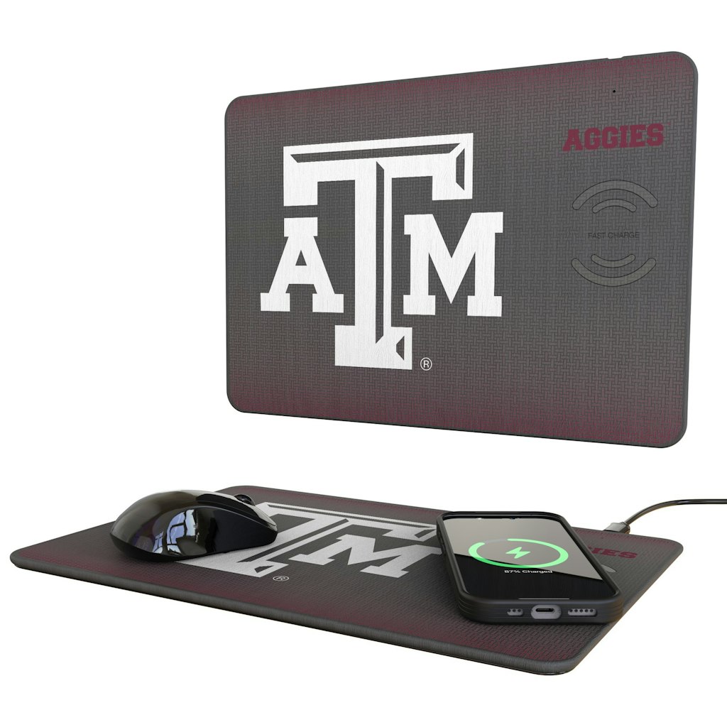 Keyscaper Texas A&M Aggies 15W Wireless Charger Mouse Pad: $69.99 Keyscaper Texas A&M Aggies 15W Wireless Charger Mouse Pad: $69.99