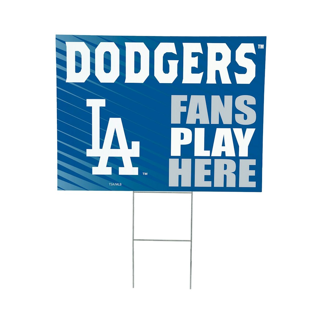 Los Angeles Dodgers 18" x 24" Yard Sign: $31.99 Los Angeles Dodgers 18" x 24" Yard Sign: $31.99