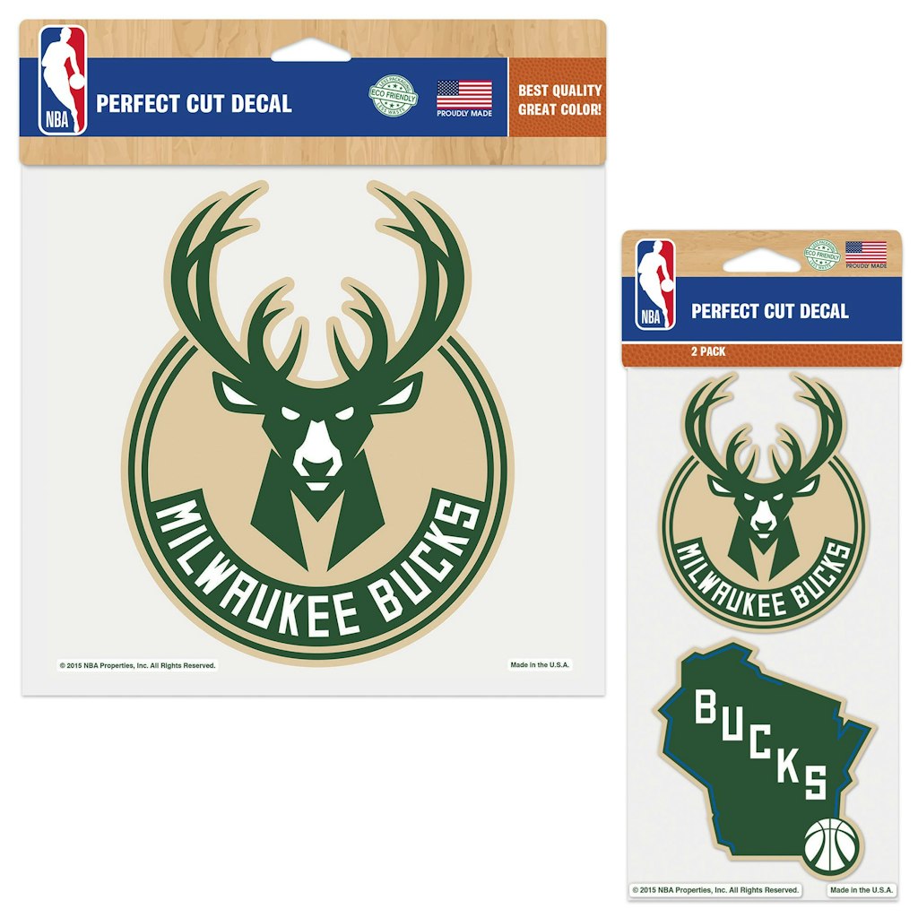 WinCraft Milwaukee Bucks Decal 2-Pack: $14.99 WinCraft Milwaukee Bucks Decal 2-Pack: $14.99