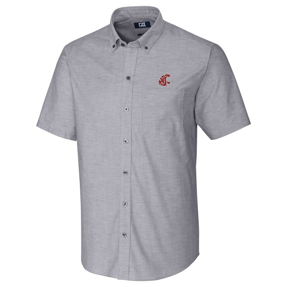 Cutter & Buck Washington State Cougars Stretch Oxford Short Sleeve Shirt: $74.99 Cutter & Buck Washington State Cougars Stretch Oxford Short Sleeve Shirt: $74.99