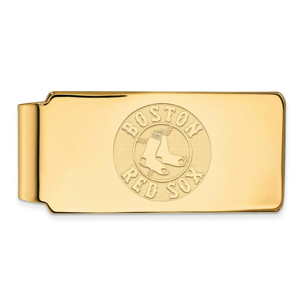 Men's Boston Red Sox 10k Yellow Gold Money Clip: $7,529.99