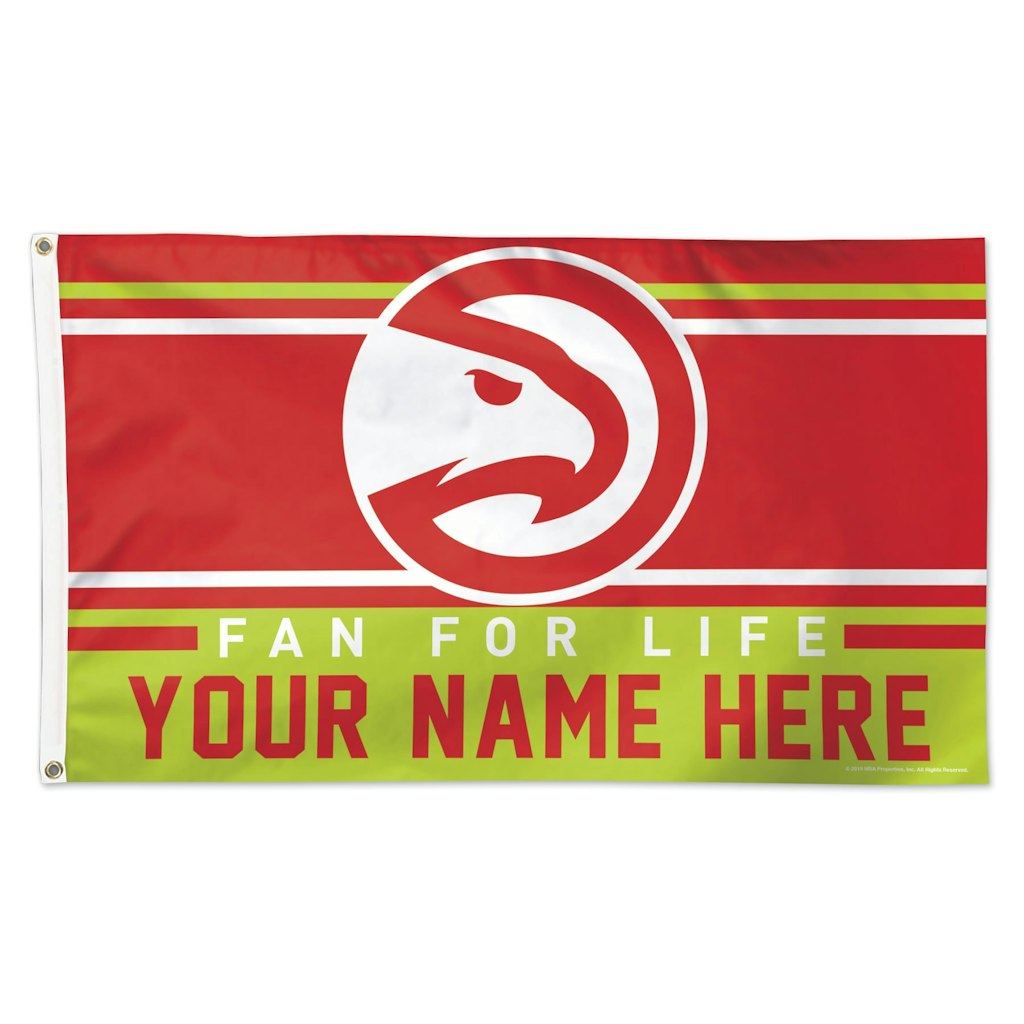WinCraft Atlanta Hawks 3' x 5' Personalized Flag: $54.99 WinCraft Atlanta Hawks 3' x 5' Personalized Flag: $54.99