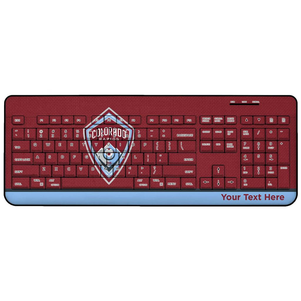 Colorado Rapids Personalized Wireless Keyboard: $84.99 Colorado Rapids Personalized Wireless Keyboard: $84.99