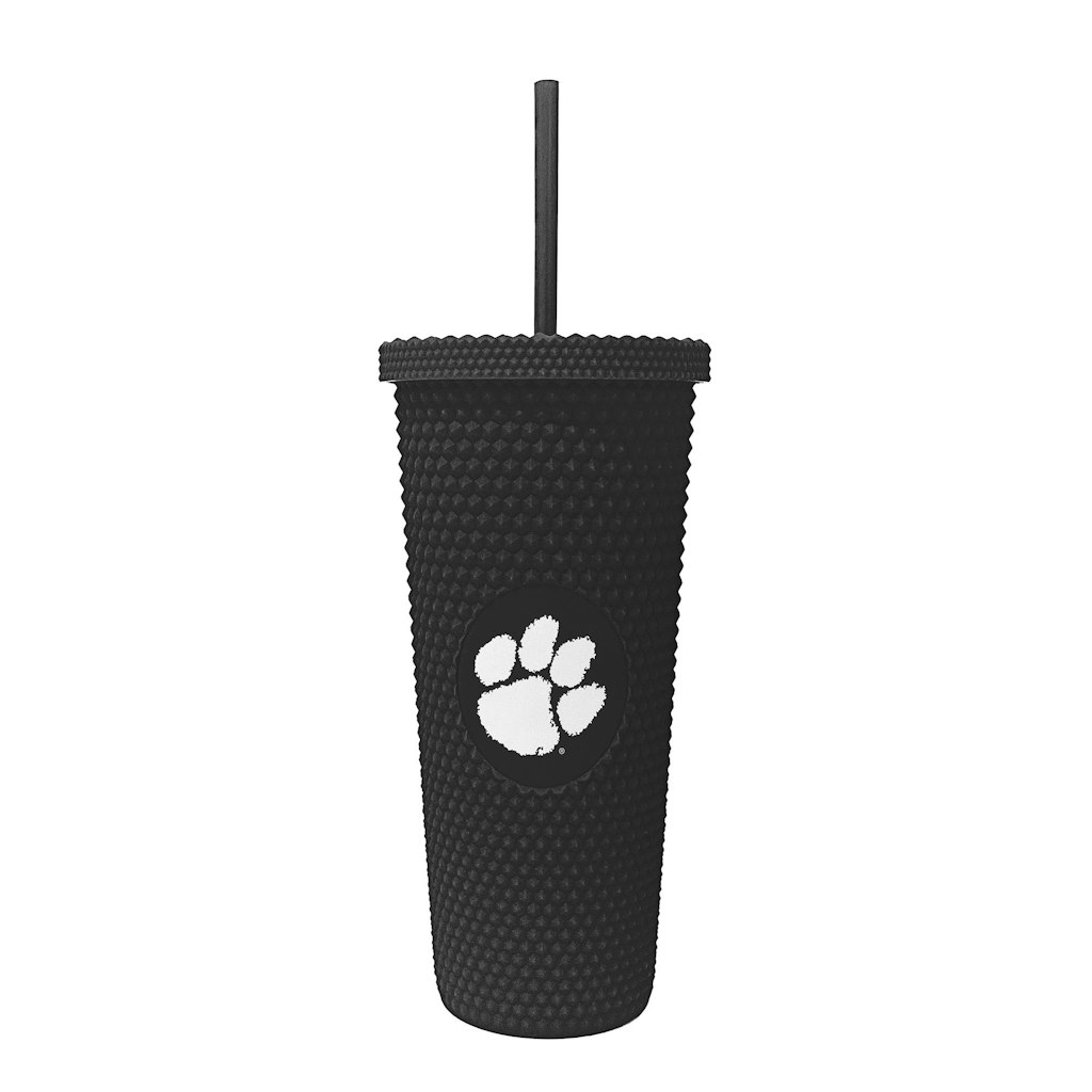 Clemson Tigers 24oz. Logo Studded Tumbler: $24.99 Clemson Tigers 24oz. Logo Studded Tumbler: $24.99