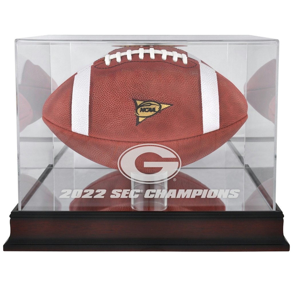 Georgia Bulldogs 2022 SEC Football Conference Champions Mahogany Display Case: $84.99