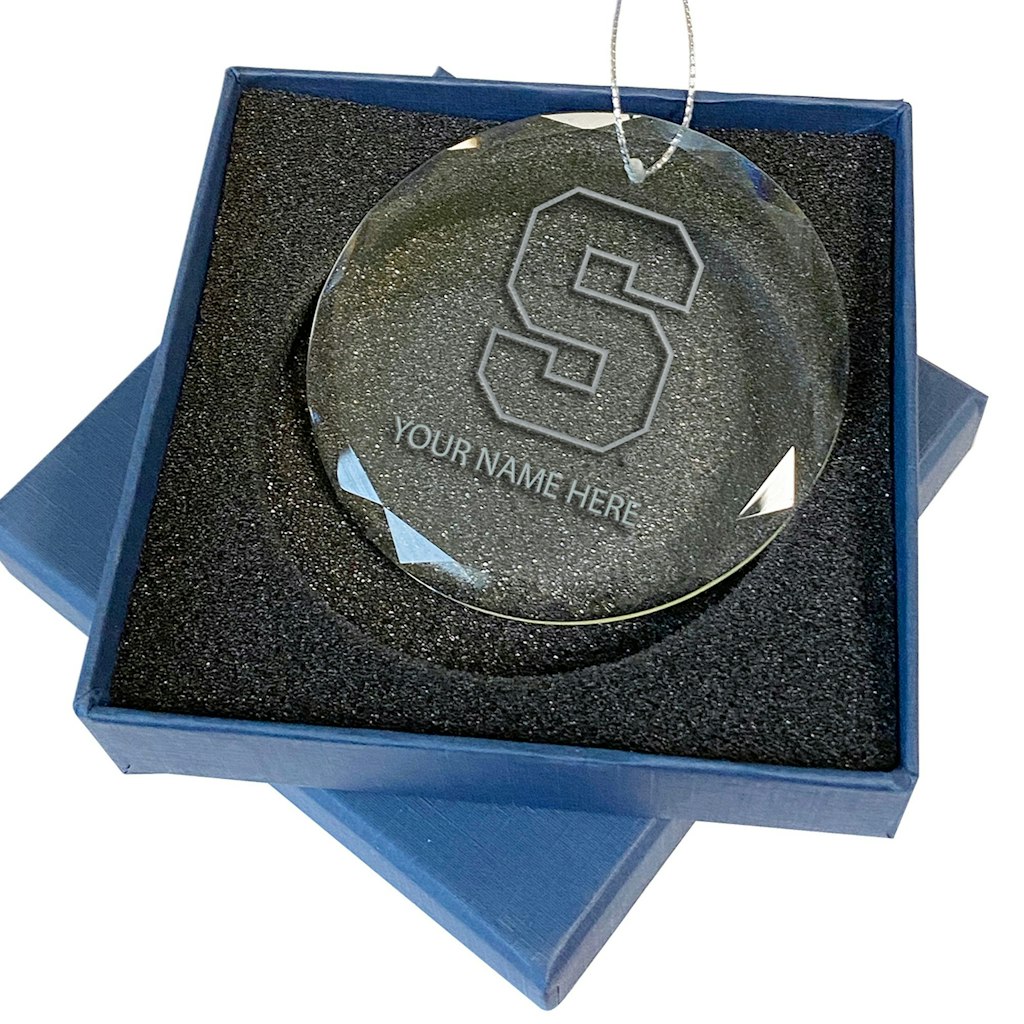 Syracuse Orange 3.25-inch Personalized Etched Glass Ornament: $42.99 Syracuse Orange 3.25-inch Personalized Etched Glass Ornament: $42.99