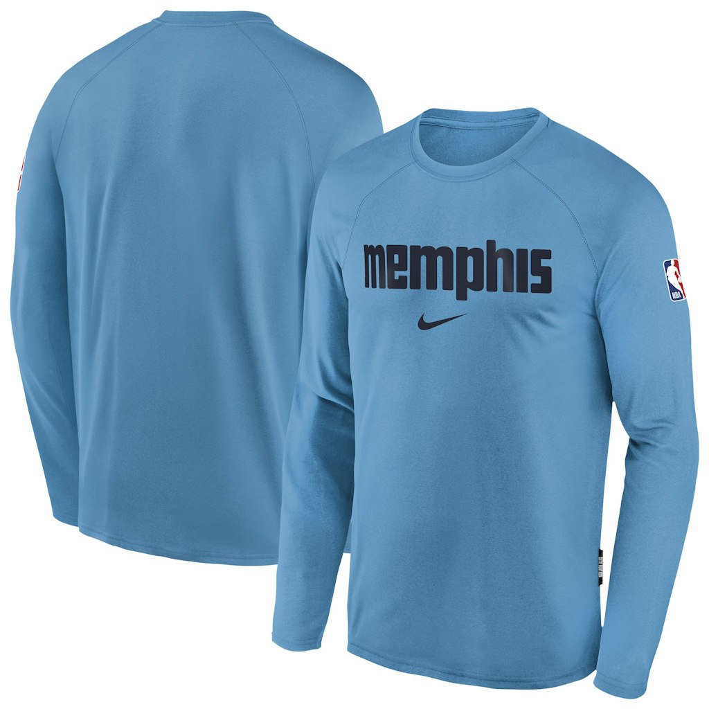 Youth Nike Memphis Grizzlies City Edition Long Sleeve Dri-Fit Game Top: $31.99 Youth Nike Memphis Grizzlies City Edition Long Sleeve Dri-Fit Game Top: $31.99
