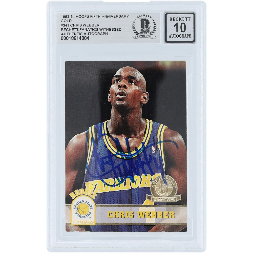 Chris Webber 1993-94 Skybox NBA Hoops Rookie Card: $279.99 Chris Webber 1993-94 Skybox NBA Hoops Rookie Card: $279.99