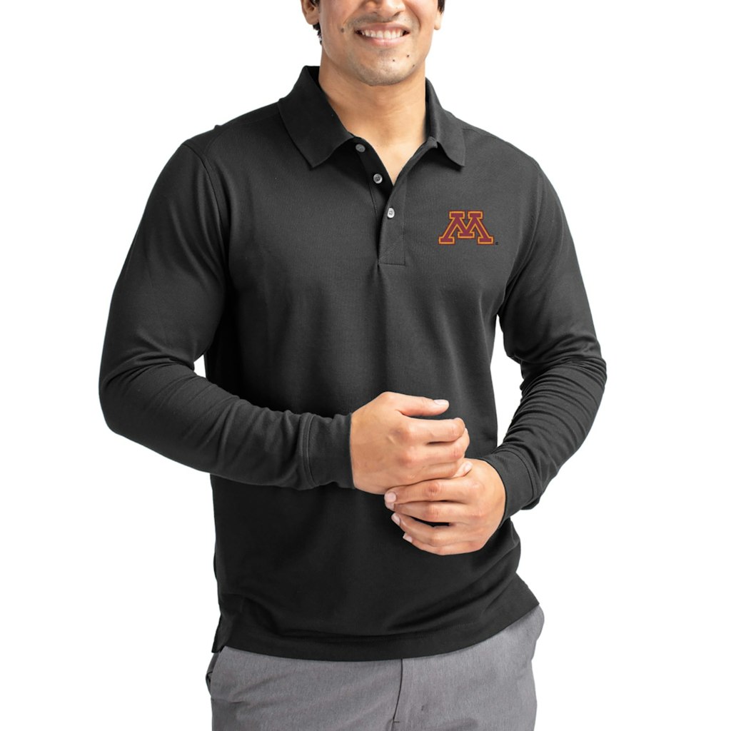 Cutter & Buck Minnesota Golden Gophers Advantage Eco Tri-Blend Long Sleeve Polo: $104.99 Cutter & Buck Minnesota Golden Gophers Advantage Eco Tri-Blend Long Sleeve Polo: $104.99