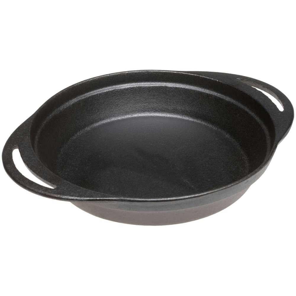 Old Mountain 12 x 9.5 x 2-Inch Pre-Seasoned Cast Iron Pie Pan: $21.01 Old Mountain 12 x 9.5 x 2-Inch Pre-Seasoned Cast Iron Pie Pan: $21.01